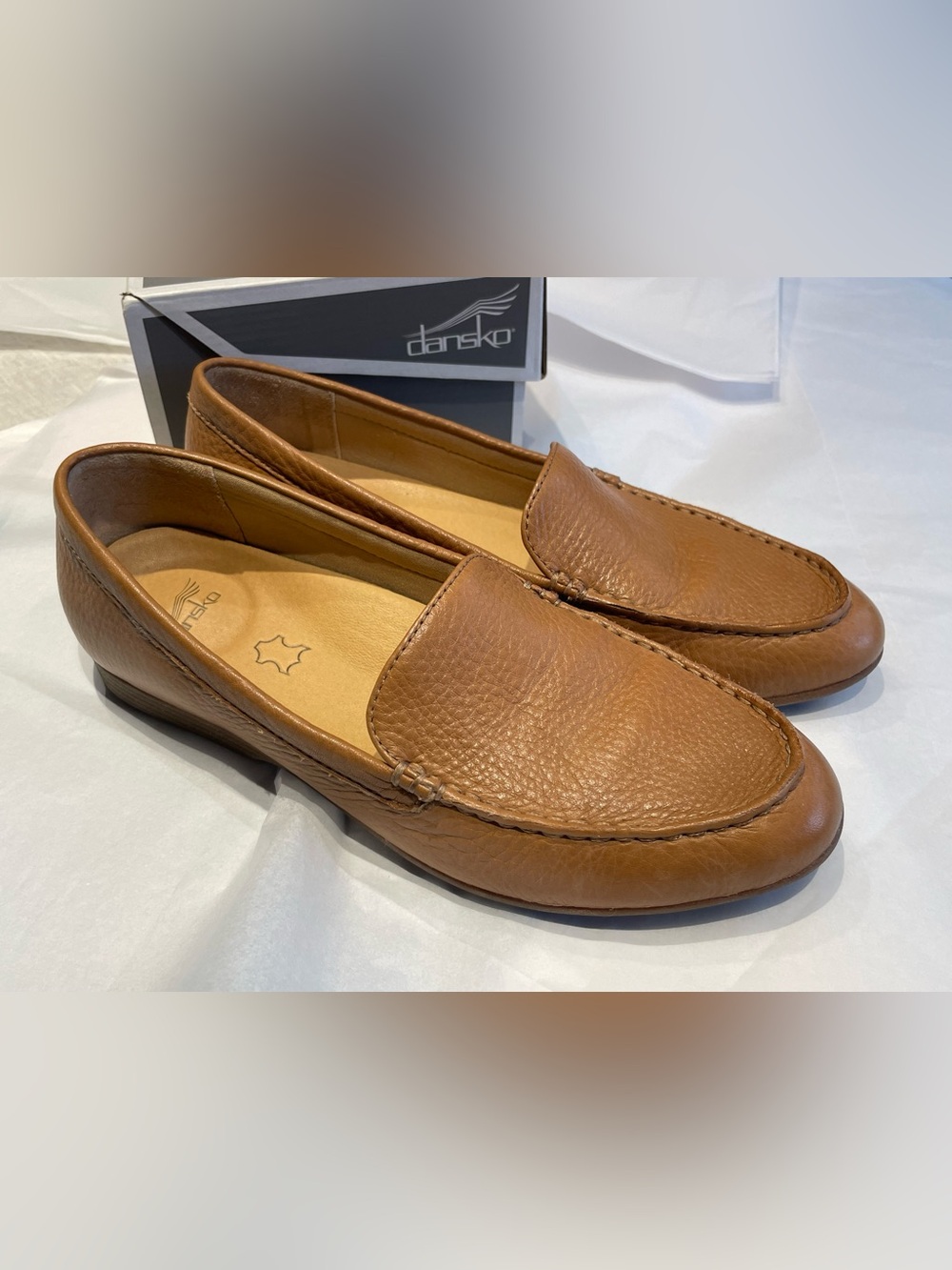 DANSKO Leather Lorri Comfort Flats EUC